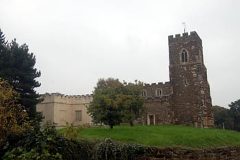 The church from the north October 2010